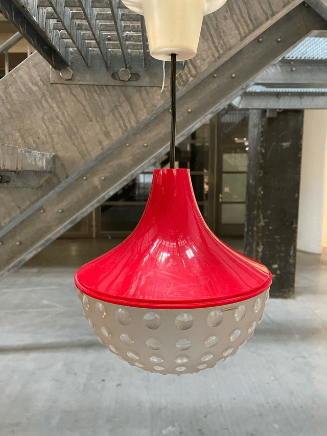 Rood klein lampje jaren '50