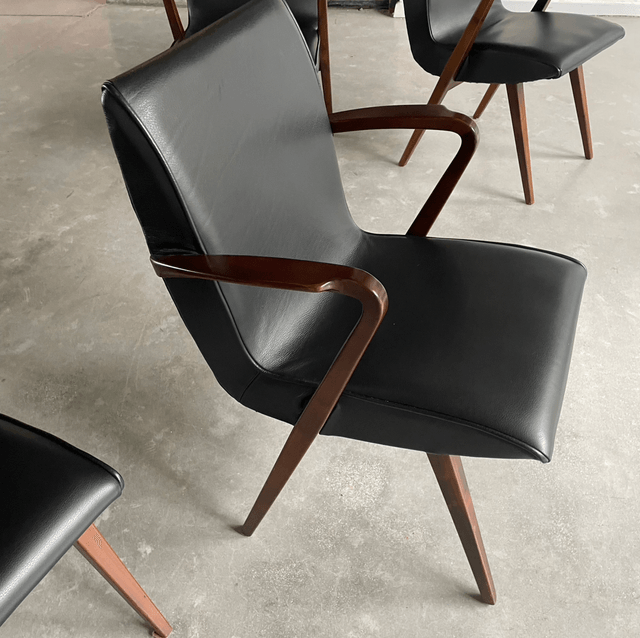 4 Poly-Z dining chais by A. A Patijn Zijlstra Joure