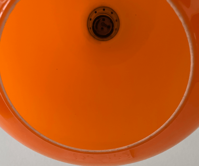 Orange glass pendant 