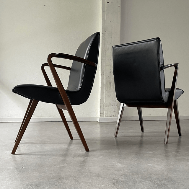 4 Poly-Z dining chais by A. A Patijn Zijlstra Joure