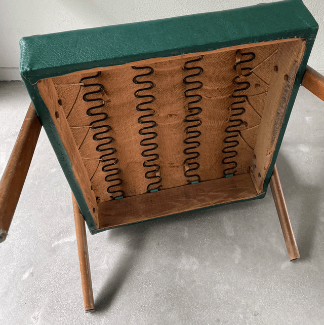 Groen stoeltje fifties