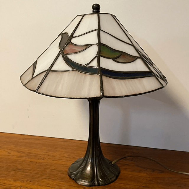 Honsel Tiffany lamp vintage glas