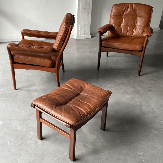 2 G-mobel & ottoman