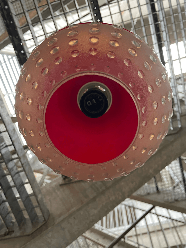 Rood klein lampje jaren '50