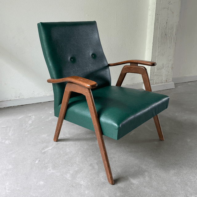 Groen stoeltje fifties