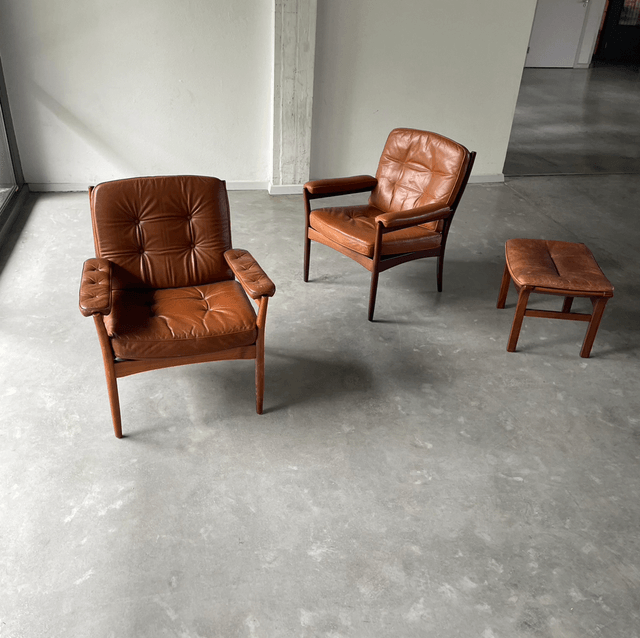 2 G-mobel & ottoman