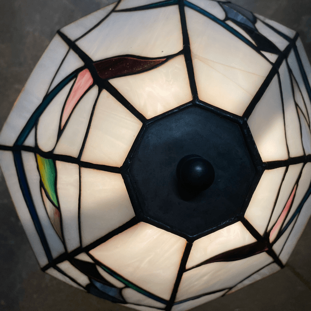 Honsel Tiffany lamp vintage glas